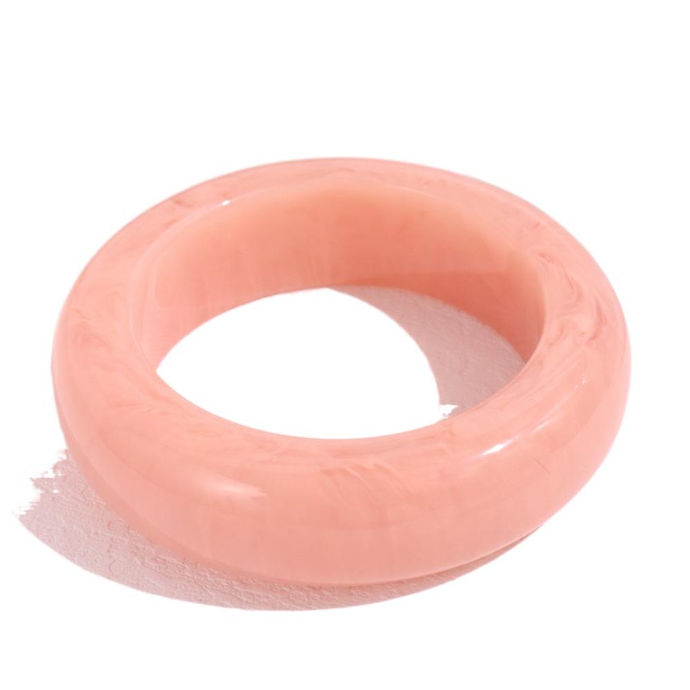 Vintage Acrylic Bangle Smudging Retro Hand Ring Unique Wide Bracelet  Decoration