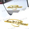 HGWE4 3D Chrome Metal Laurin & Klement Logo Emblem Car Fender Trunk Badge Sticker For Skoda Octavia Rapid Superb 3 Kodiaq Yeti Decor