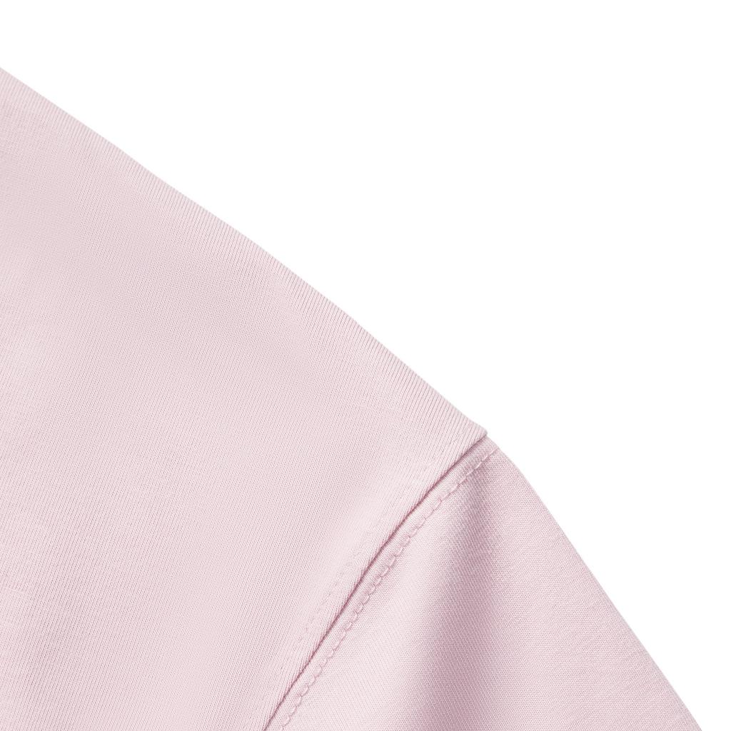 Li-Ning Удобная Повседневная Простая Футболка с Круглым Вырезом и Коротким Рукавом с Принтом Букв Мужские Топы Телесно-Розовый AHSV233-3