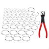 CV Boot Clamp with Hose Clip Pliers Heavy Duty Hand Tool Sturdy Automobile Repair,Auto Accessories