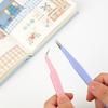 1pc/pack Kawaii Cute Macarons Creative Stationery Tool Tweezers for Scrapbooking Journals Utility Knife Kawaii Stationery