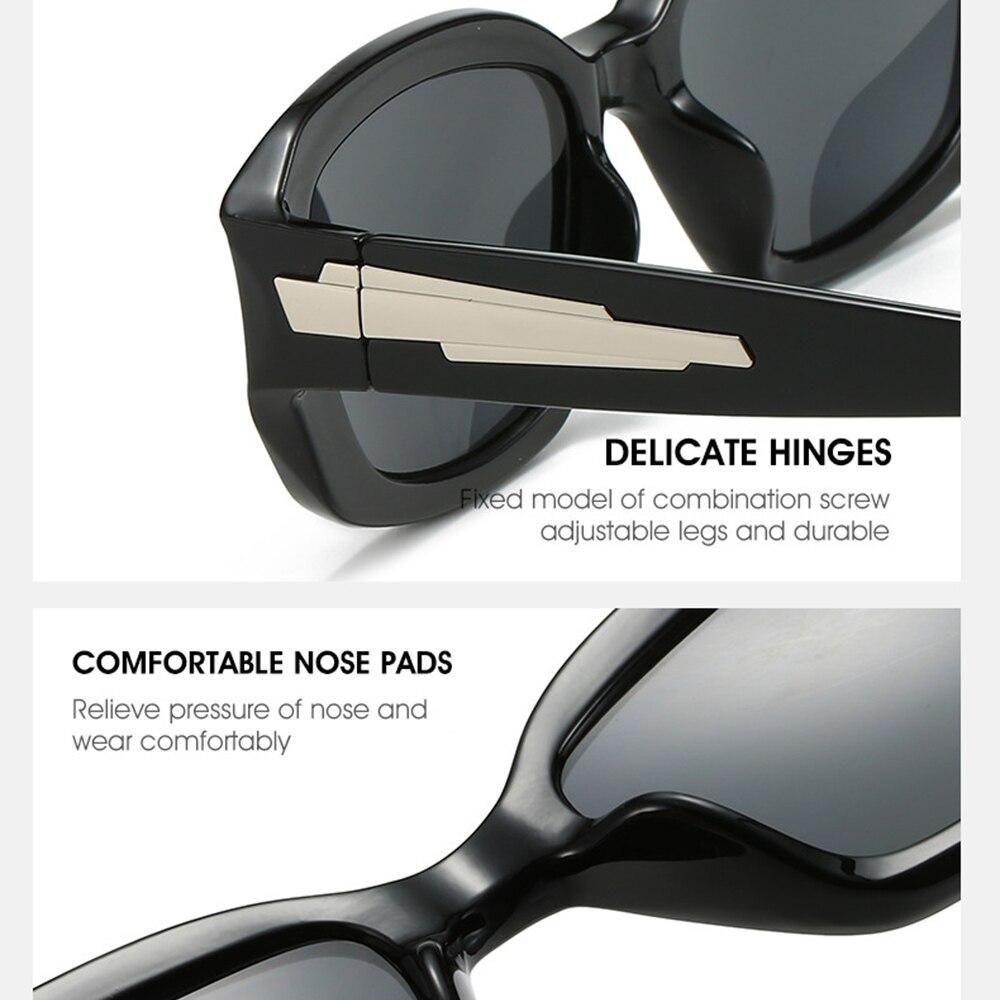 Прямоугольные уличные трендовые квадратные очки в большой оправе, удобные фотохромные прогрессивные мультифокальные очки для чтения от +0,75 до +4