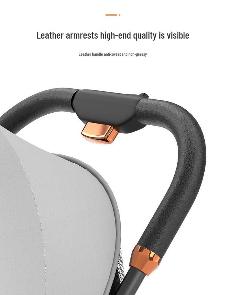 Легкая детская коляска: Сидеть и лежать, Складывание одной кнопкой, Четырехамортизационная подвеска, Уличная коляска-зонт.