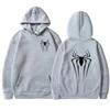 Новый мужской и женский пуловер Street Spider Print Sweatshirt Hoodie Spider Pattern Autumn and Winter Free Hoodie