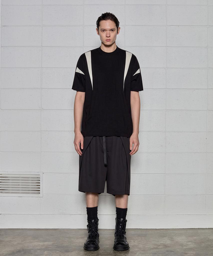 Digeunag Треугольная Складная Футболка (черный)