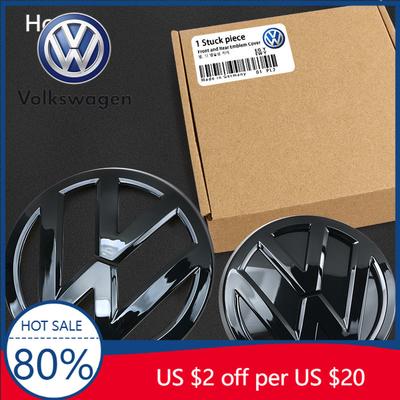 2026 Горячее Для VOLKSWAGEN VW 2 шт. Заменные Значки Для Volkswagen VW Golf 7 MK7 2014-2017 Автомобиль Передняя Решетка Капота Задний Багажник Эмблема