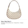 Celine Сумка через плечо AVA из коровьей кожи Regular Женская Конфетный и Белый 193952BZJ-01BC