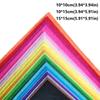 40Pcs Colorful Non Woven Fabric Squares Needlework Felt Fabric Felt Fabric Sheet  Sewing DIY Craft