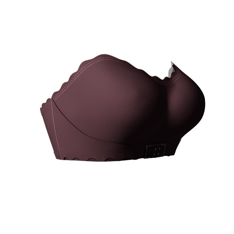 Европейско-американский бюстгальтер без бретелек, невидимый, с застежкой спереди и силиконовой фиксацией