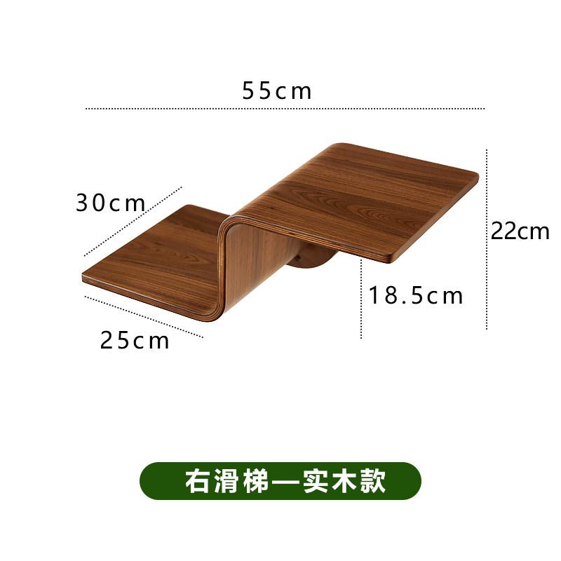 Wall Mounted Cat Ladder Solid Wood Cat Climbing Shelves Space-Saving Pet Wall Furniture with Steps Modular Cats Climbing System