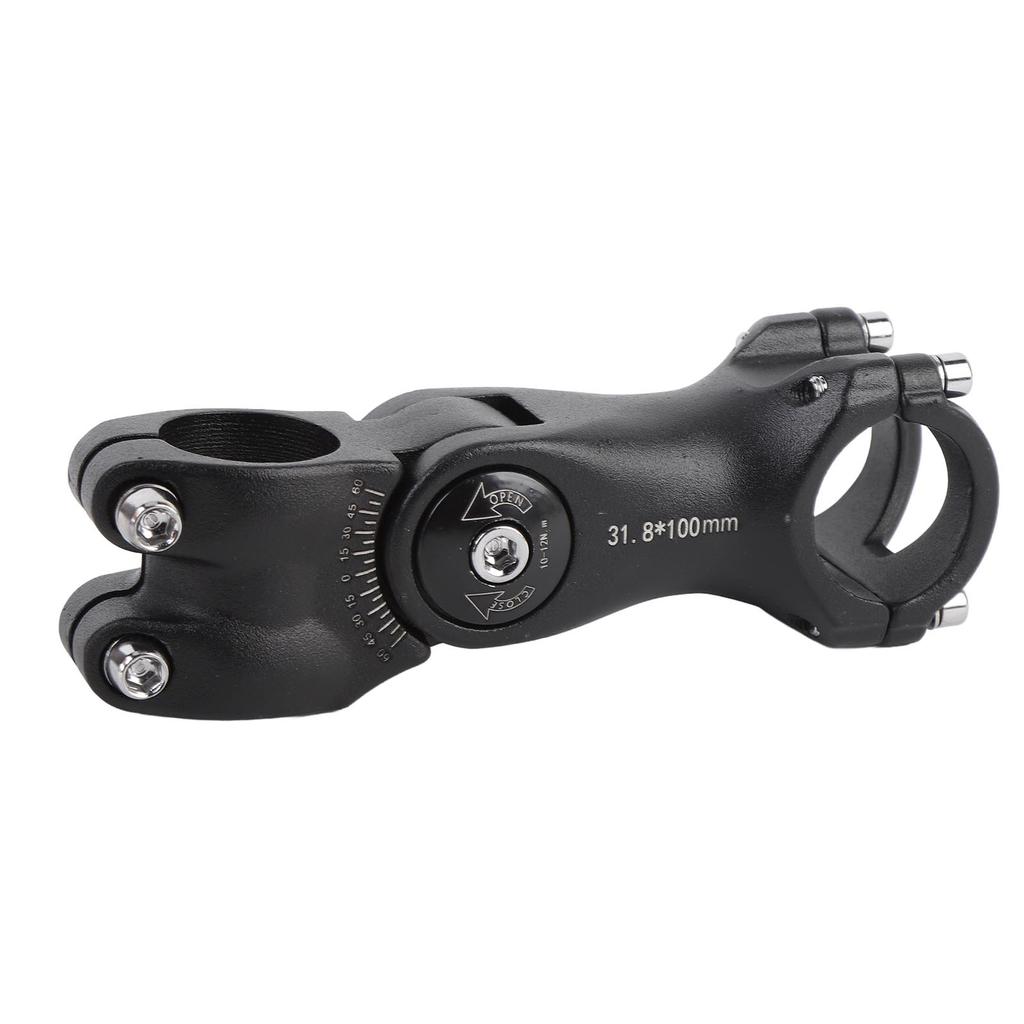 Регулируемый вынос руля 60 градусов 31,8 мм Алюминиевый сплав 100 мм Короткий вынос руля Горный велосипед