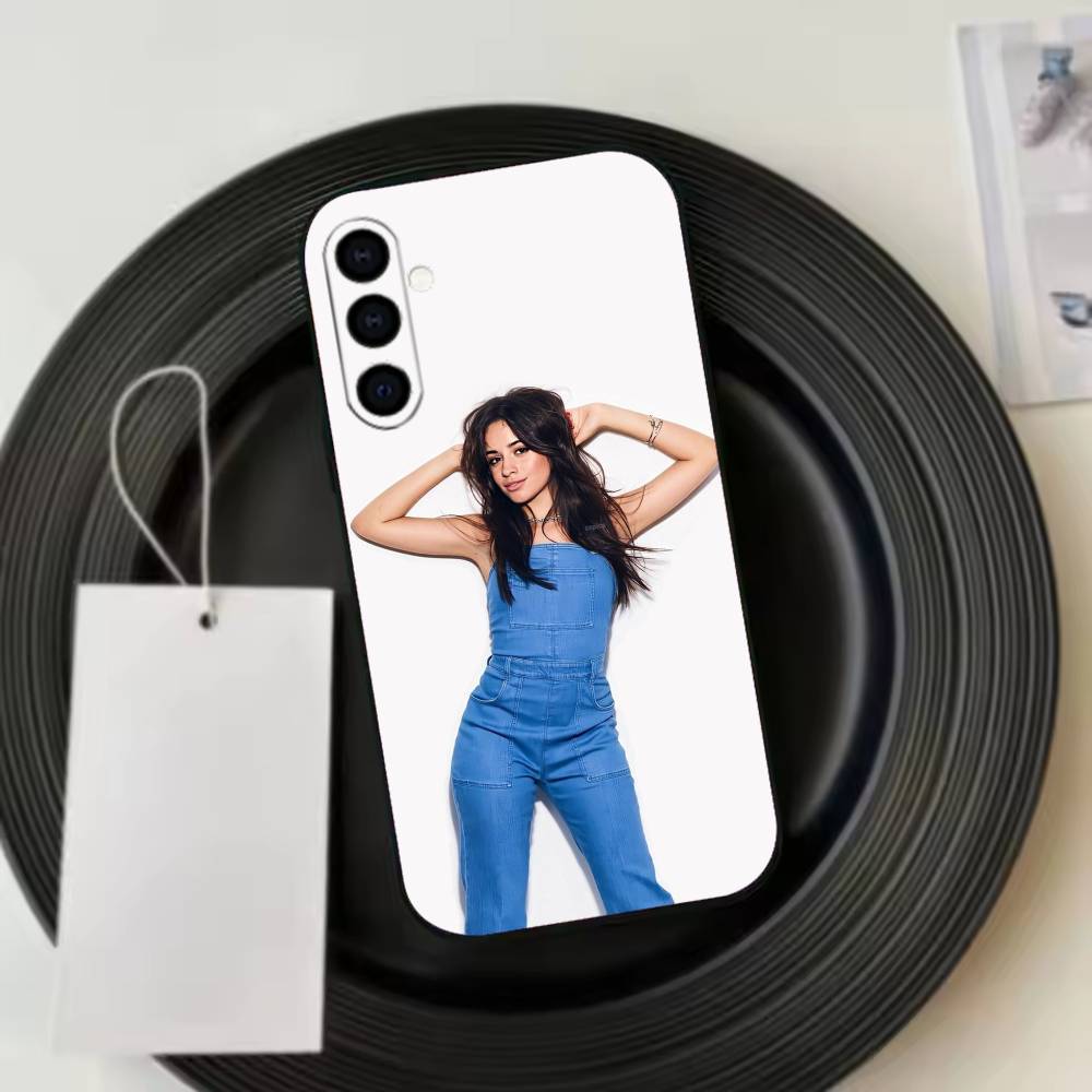 Американская певица C-Camila C-Cabello Чехол для телефона для Samsung Galaxy A73,A72,A71,A70,A53,A52,A51,Другие Мягкий Черный Чехол