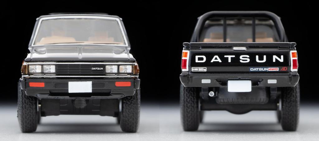 Tomica Limited Vintage Neo Datsun Truck 4WD King Cab AD Black Finished Product LV-N320a