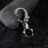 Stainless Steel Skull Keychain for Men Gothic Style Keyring Unisex Accessory Perfect Gift for Birthday Halloween Party