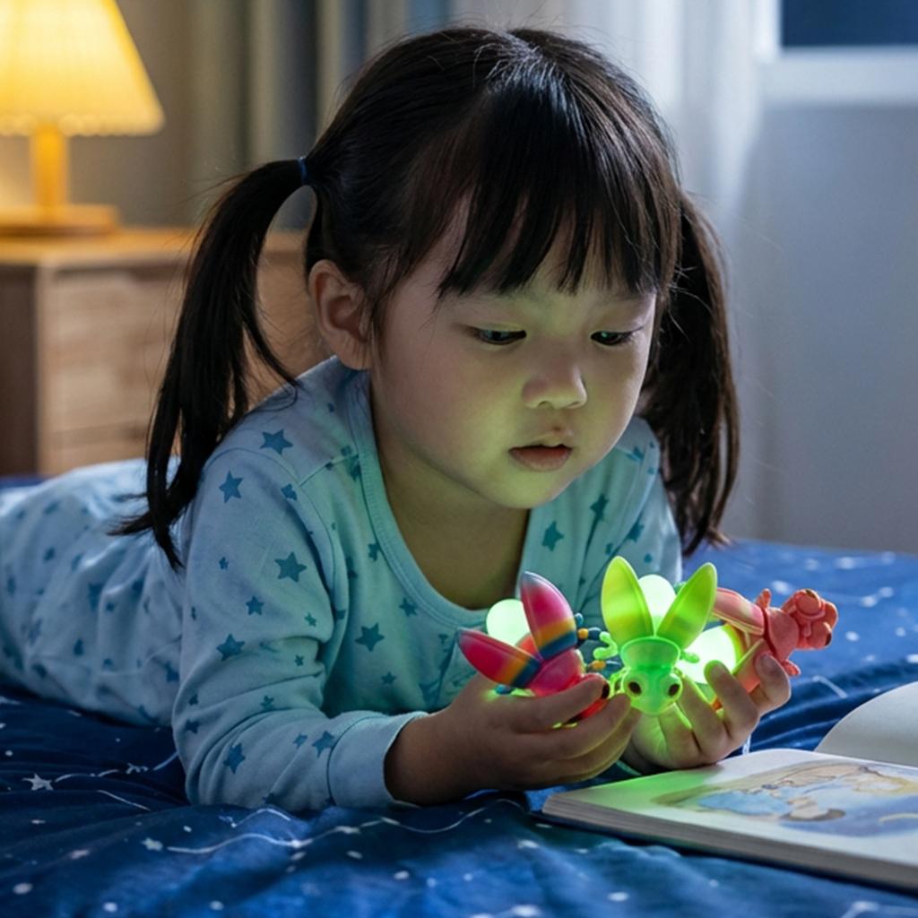Хвост светится ночью, 3D-печатная модель, Ручная работа, Игрушка, Подарок, Имитация животного