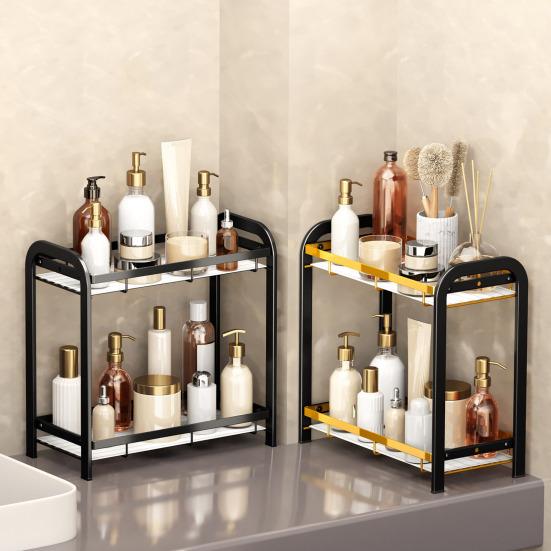 Стеллаж для хранения Прочная конструкция Защищен от ржавчины Устойчив к коррозии Легкая установка Универсальный органайзер для ванной комнаты