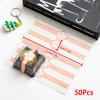 50pcs Cake Sticker Sealing Label Packaging Boxes Pastry Baking Transparent Cupcake