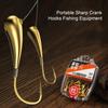 Compact Fishing Crank Hooks Useful Bright Color Metal Needle Point Angling Accessories 10Pcs Increase Rate