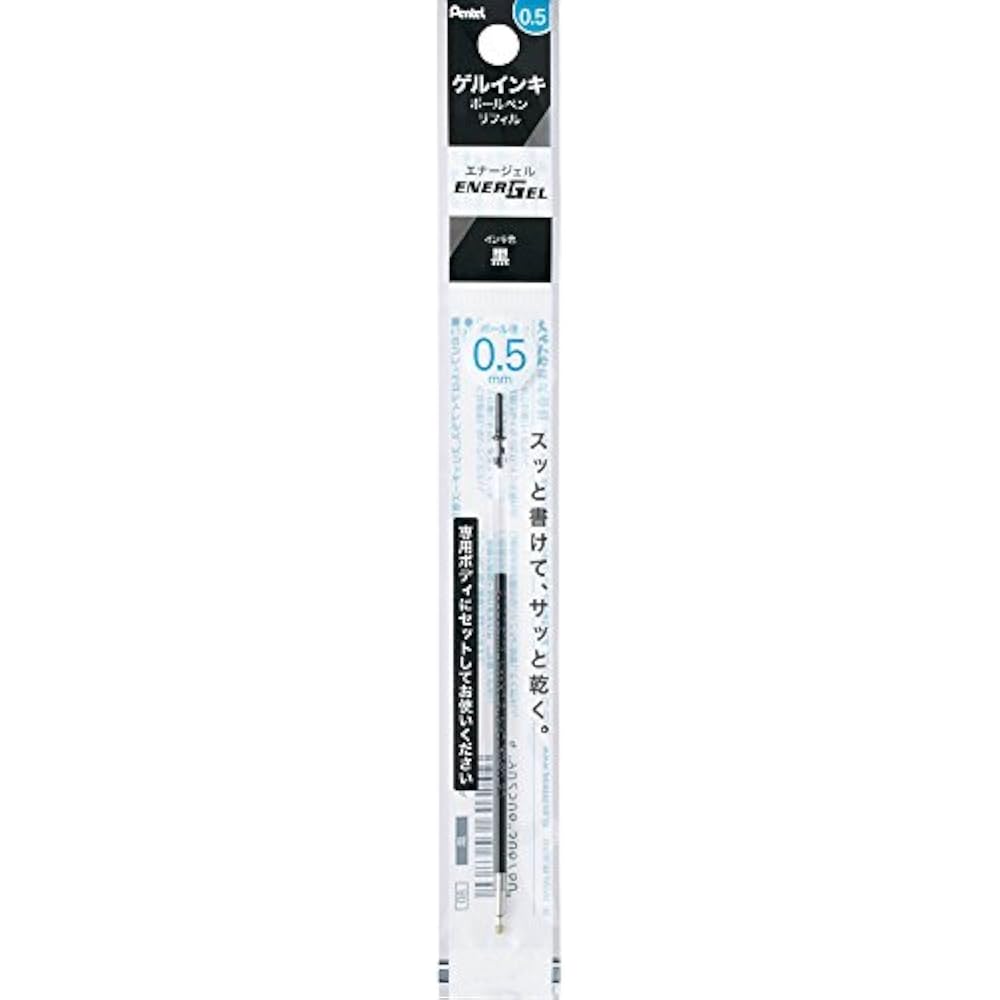 Стержень для ручки Pentel на заказ Energy Gel Eye Plus 0.5 Черный 10 шт. XLRNT5-A