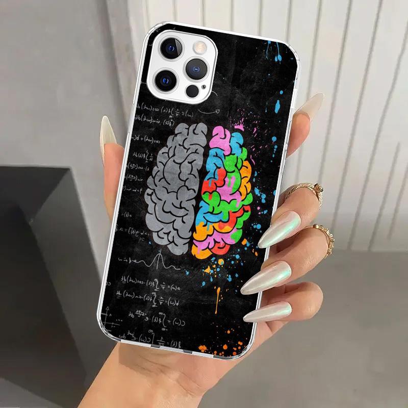 Чехол для телефона Физика Химия Математика для Iphone 17 Air 16 15 Plus 14 13 Mini 12 11 Pro Max 16E 7 8 SE 2020 Мягкий Funda Принт S