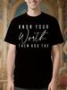 Worth Letter Print T-shirt