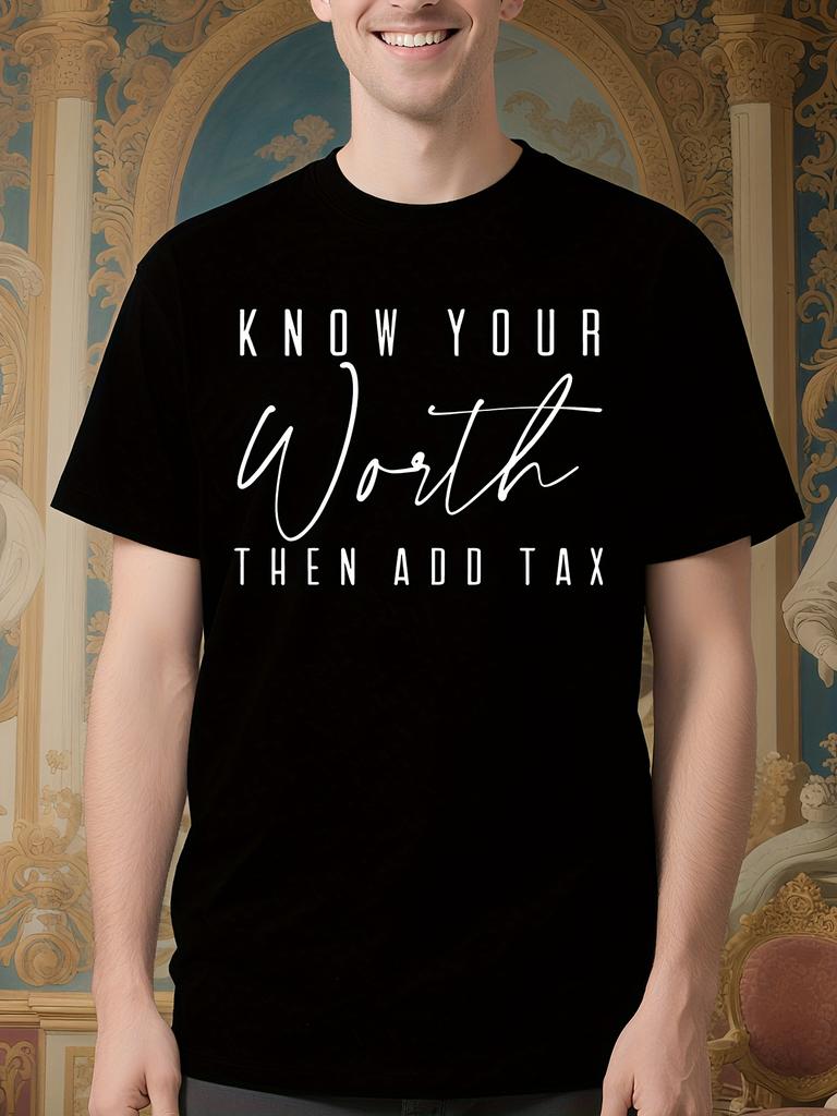 Worth Letter Print T-shirt