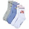 Children's Socks - vidaXL - X5 - 75% Cotton - Elastic Waist - Unisex