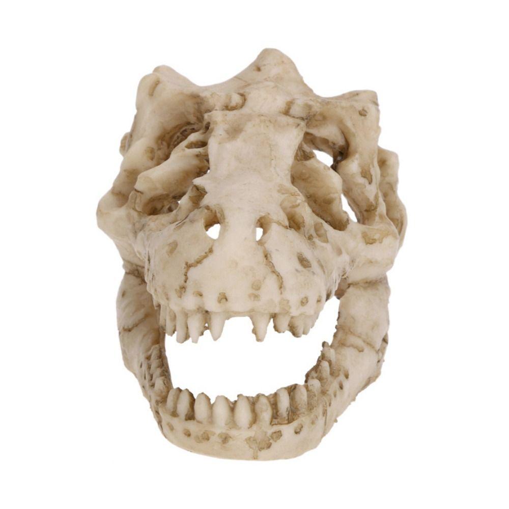 Декоративный череп динозавра имитация черепа динозавра смола череп рыбный домик пещера аквариум