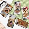 YNDFCNB чехол для телефона с собакой йоркширского терьера для iPhone 6 7 8 Plus 11 12 13 14 Pro SE 2020 MAX Mini X XS XR задняя крышка принципиально