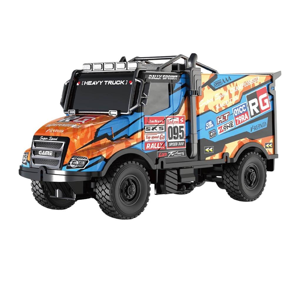 27 МГц подсвеченный грузовик с дистанционным управлением, американские двигатели с кабиной сзади, игрушечные машинки для мальчиков, электромобиль с дистанционным управлением и светодиодными фонарями
