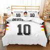 National Soccer Team Core Player Number Duvet Cover Set EU Single Double King US Twin Full Queen Size  Bedclothes