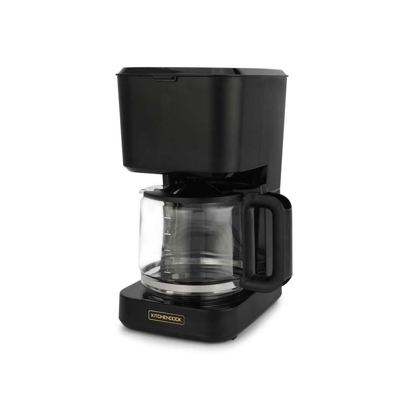 Cafetière Filtre 1,3 L Noire Mate Matt Coffee De Kitchencook
