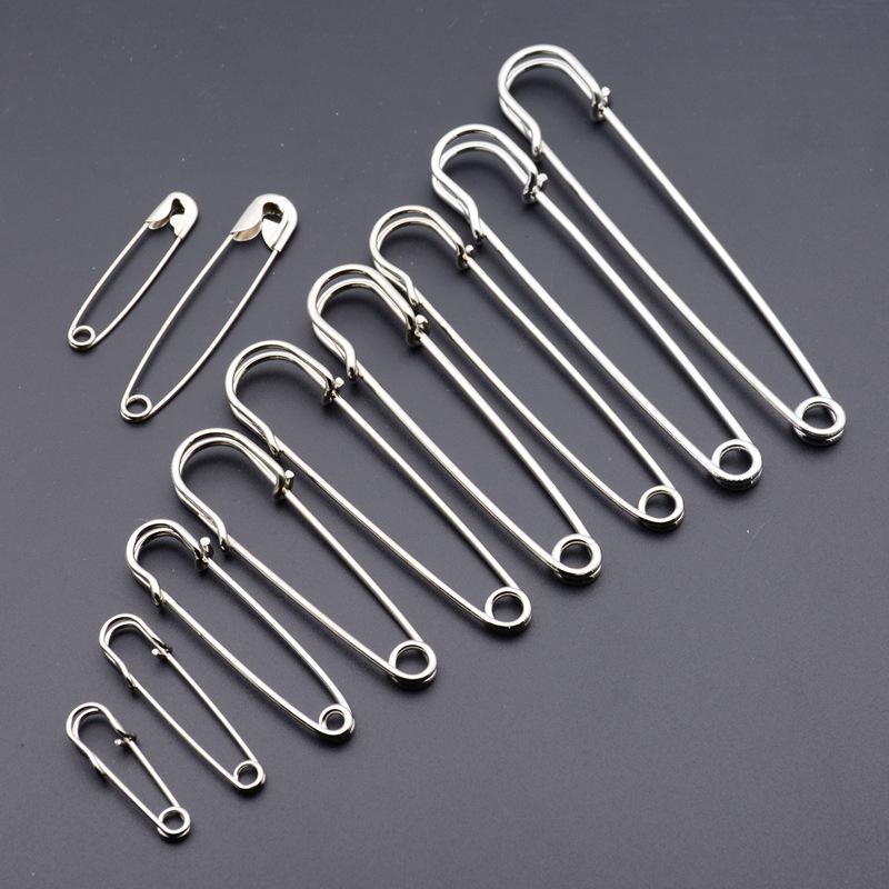 Bold Thick Metal Safety Pin for Clothes & Bags - Ideal for DIY Handmade Jewelry Accessories