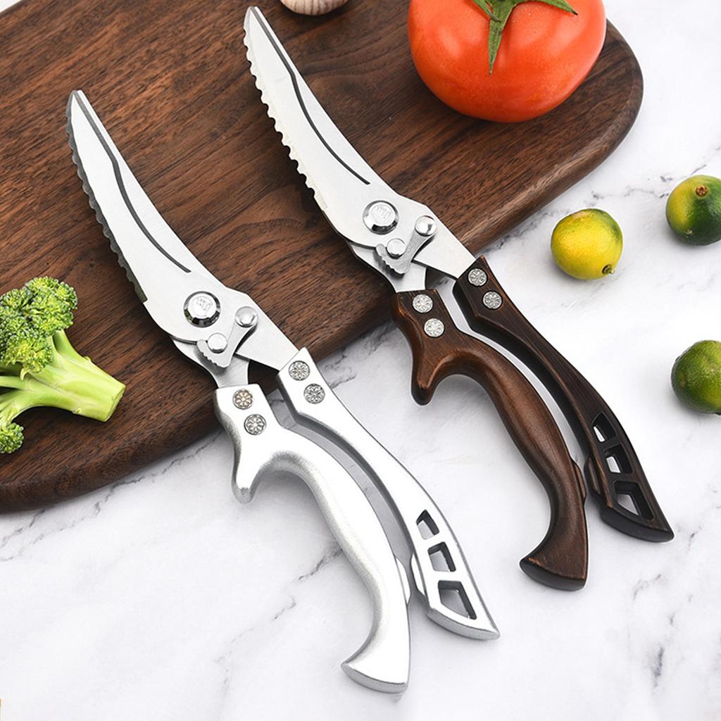 Leeseph Poultry Shears Heavy Duty Kitchen Shears with Serrated Edge Stainless Steel Kitchen Scissors for Chicken Bone Meat5