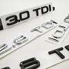 2026 3D ABS Car Letter Rear Trunk Badge Logo 2.8TDI 3.0TDI Emblem Sticker Decals For 4YTFG A4 A5 A6 A7 A8 Q5 Q7 VW Touareg Accessories