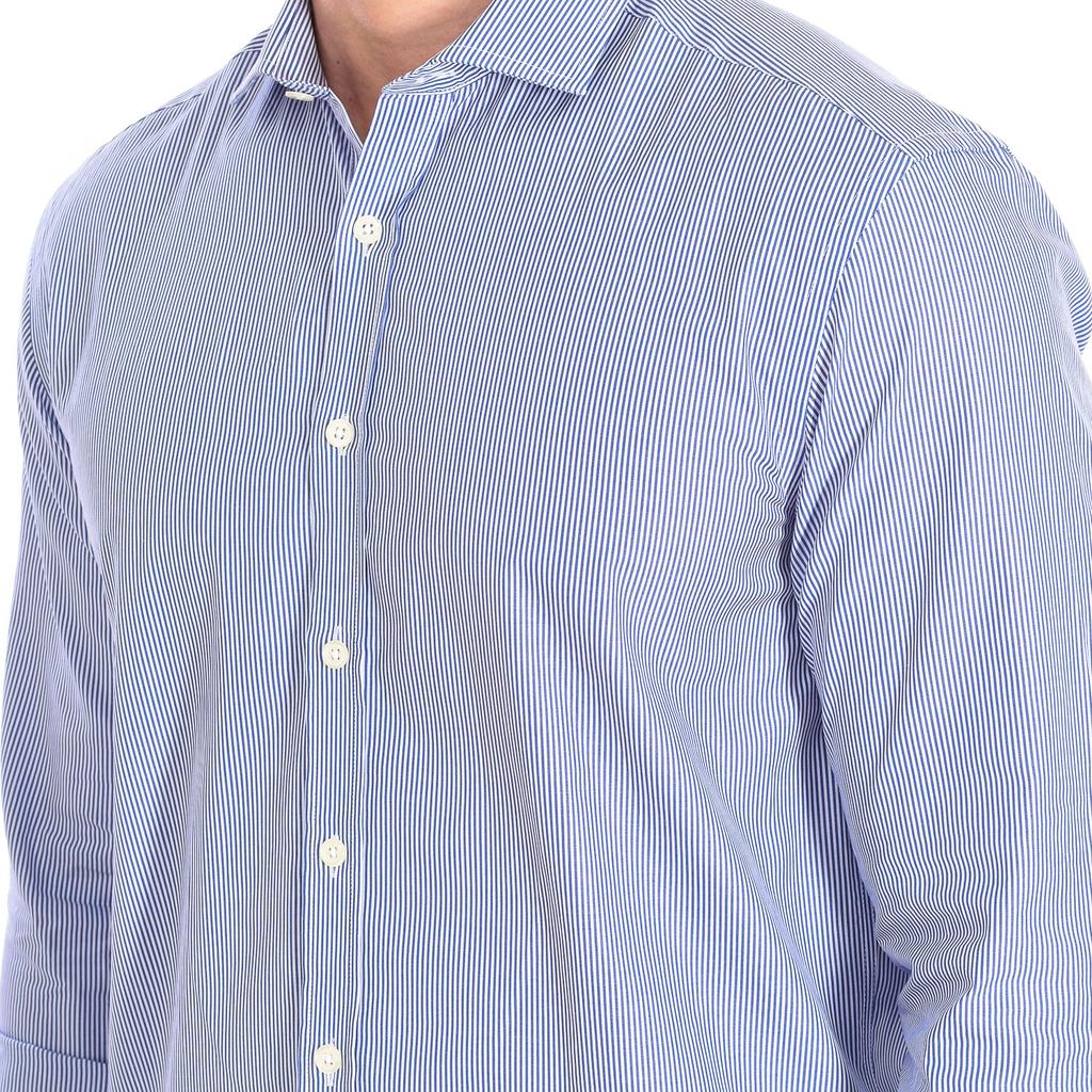 Мужская рубашка JUNO5 с длинным рукавом, воротником-лацканом и застежкой на пуговицы