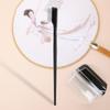 Comb Curler, Makeup Brush Brow Comb Eyelash Brush Eyelash Comb with Cover Eyelashes Separator