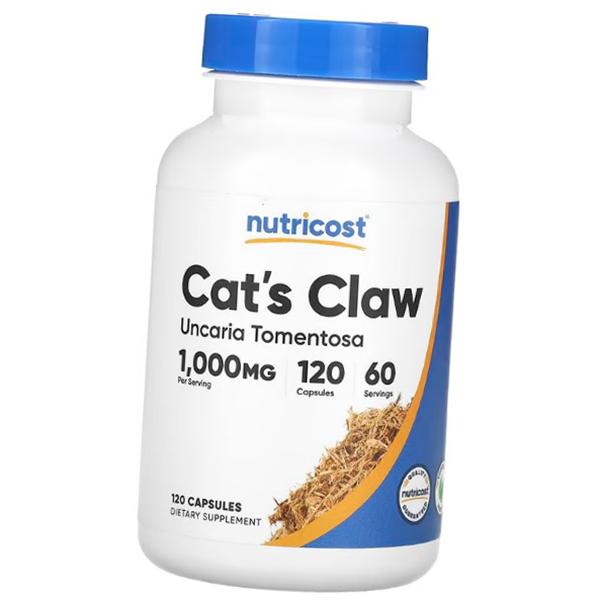 Экстракт кошачьего когтя, Cat's Claw 1000, Nutricost 120капс (71647042)