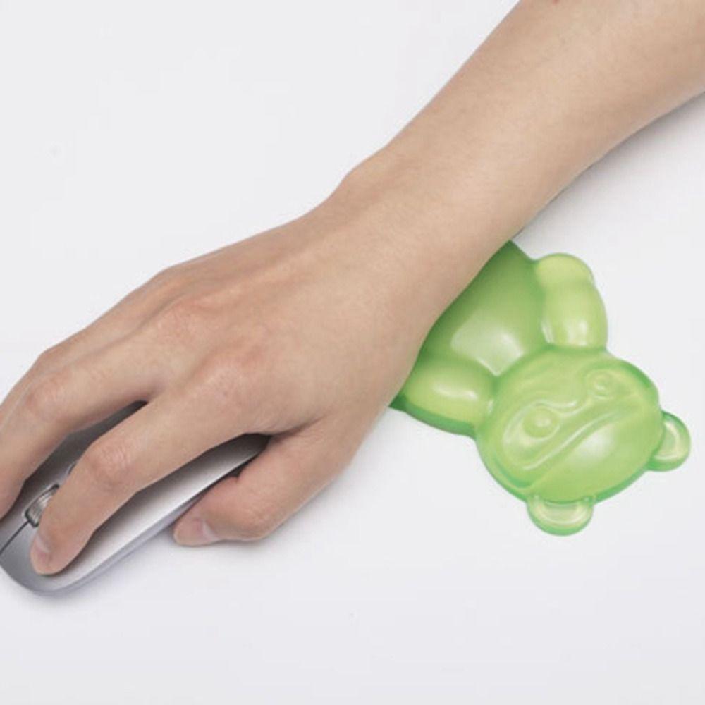 Waterproof Cartoon Bear Mouse Pad Cute Design Comfortable Anti-slip Mouse Pad Hand Rest Soft Material Wrist Guard Mouse Pad