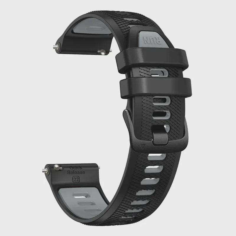 "Силиконовый ремешок для часов Garmin Forerunner 265/255/965/745 Music"