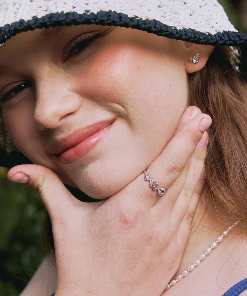 Кольцо St.Scott London Ribbon Bomb Open Ring Stj-Rb1189