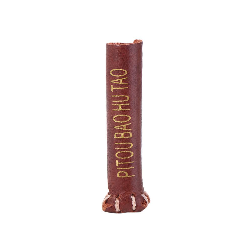 Dustproof Snooker Cue Protective Leather Billiard Tip Protector Cue Head Cover Sports Supplies