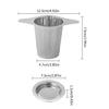 Multifunctional Tea Strainers Fine Tea Infuser with Lid and Double Handle