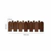 Piano Keys Wooden Wall Coat Rack Clothes Hanger Organizers Hook Portable Clothes Storage Dress Hanger Entrance Hall Furniture