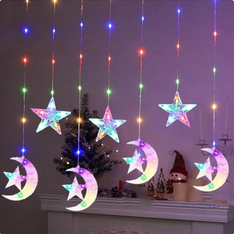 Красивая Креативная Рождественская Светодиодная Гирлянда Шар Желаний Звезды Декоративная Лампа Свадьба Праздничная Вечеринка Атмосфера Фонарь