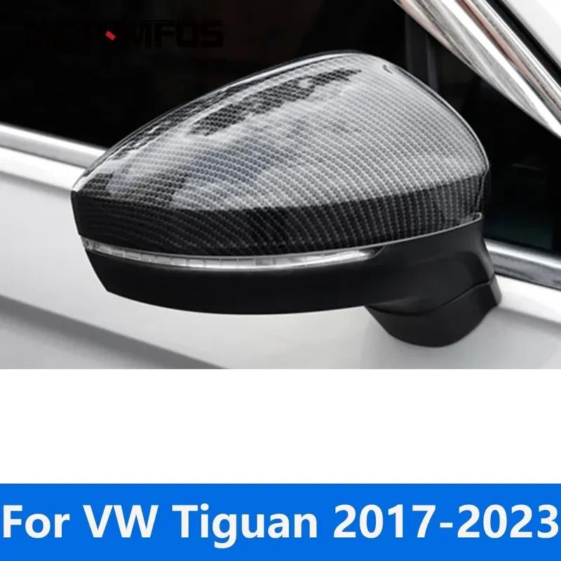 For VW Volkswagen Tiguan 2017 2018-   Chrome Rearview Side Door Mirror Cover Trim Protector Accessories Car Styling