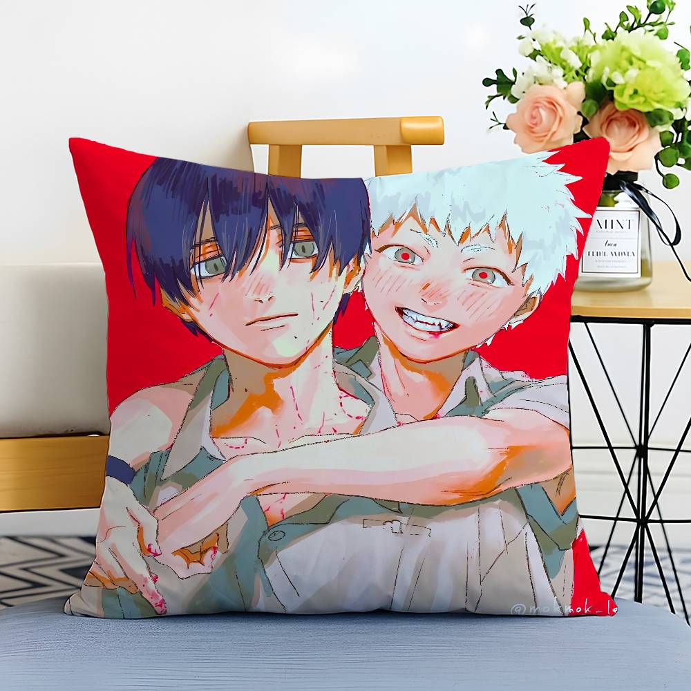 Аниме Т-Лето, когда умер Хикару-Наволочка MT Набивная Матовая Флисовая Подушка Прикосновение к детской коже Экологически чистый Сублимационный краситель