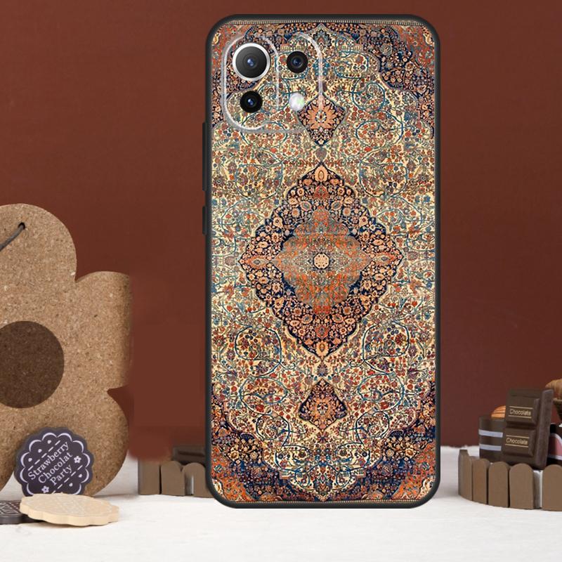 Чехол в стиле персидского ковра с цветочным узором для Xiaomi 14 15 Ultra 15T 14T 13T 17 Pro Max POCO X7 Pro X5 X6 F5 F6 F7 F8 Ultra