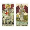 Набор карт Таро Kancharo из 78 карт [Оригинальное Таро 1909] Включает японские инструкции к картам Таро и мешочек (аутентичный)