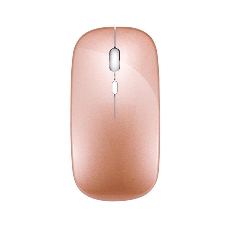 Thin Usb Optical Rechargeable Wireless Mouse 2.4g Receiver Super Slim Mouse Cordless Computer Pc Laptop Desktop